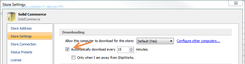 ShipWorks_SelectToImportEvery15Minutes.png